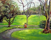 Maureen Finck Cyclist in the South Parklands ART LOGIC